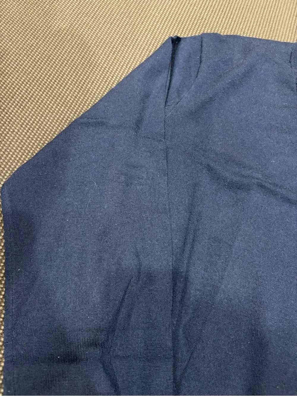J. Crew Men's V-Neck Sweater in Merino Wool